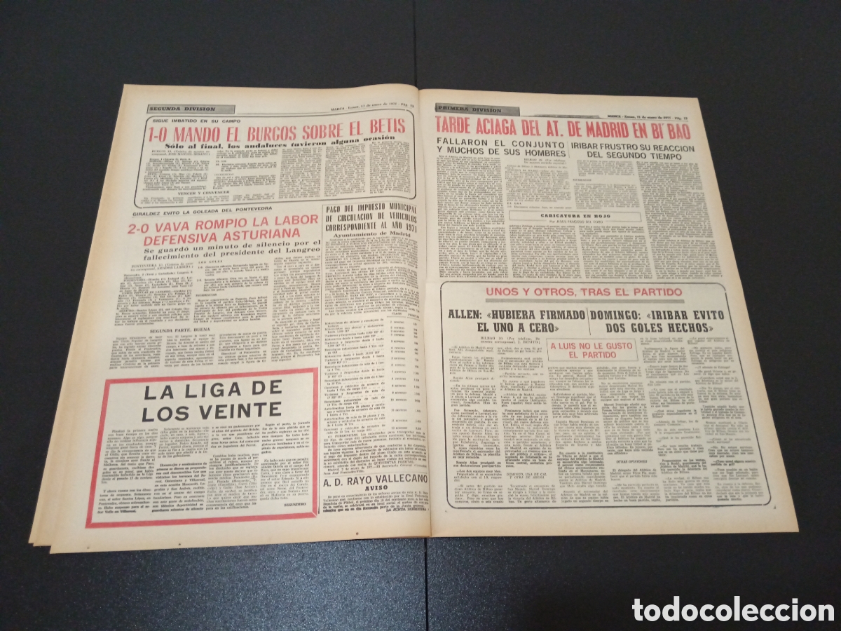 Coleccionismo deportivo: MARCA 11/01/1971 - Foto 7