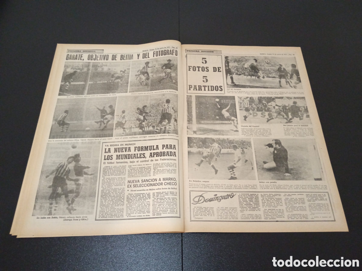 Coleccionismo deportivo: MARCA 11/01/1971 - Foto 8
