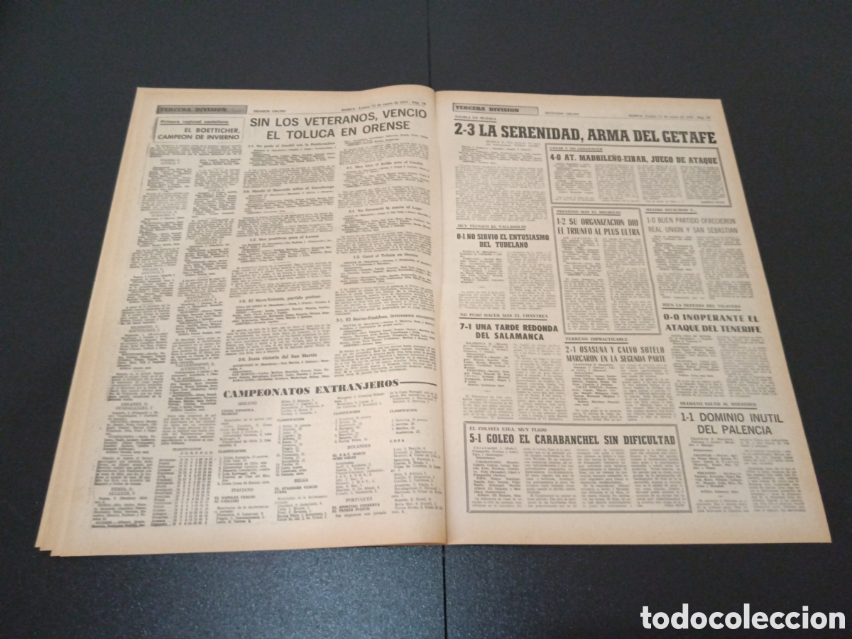 Coleccionismo deportivo: MARCA 11/01/1971 - Foto 9