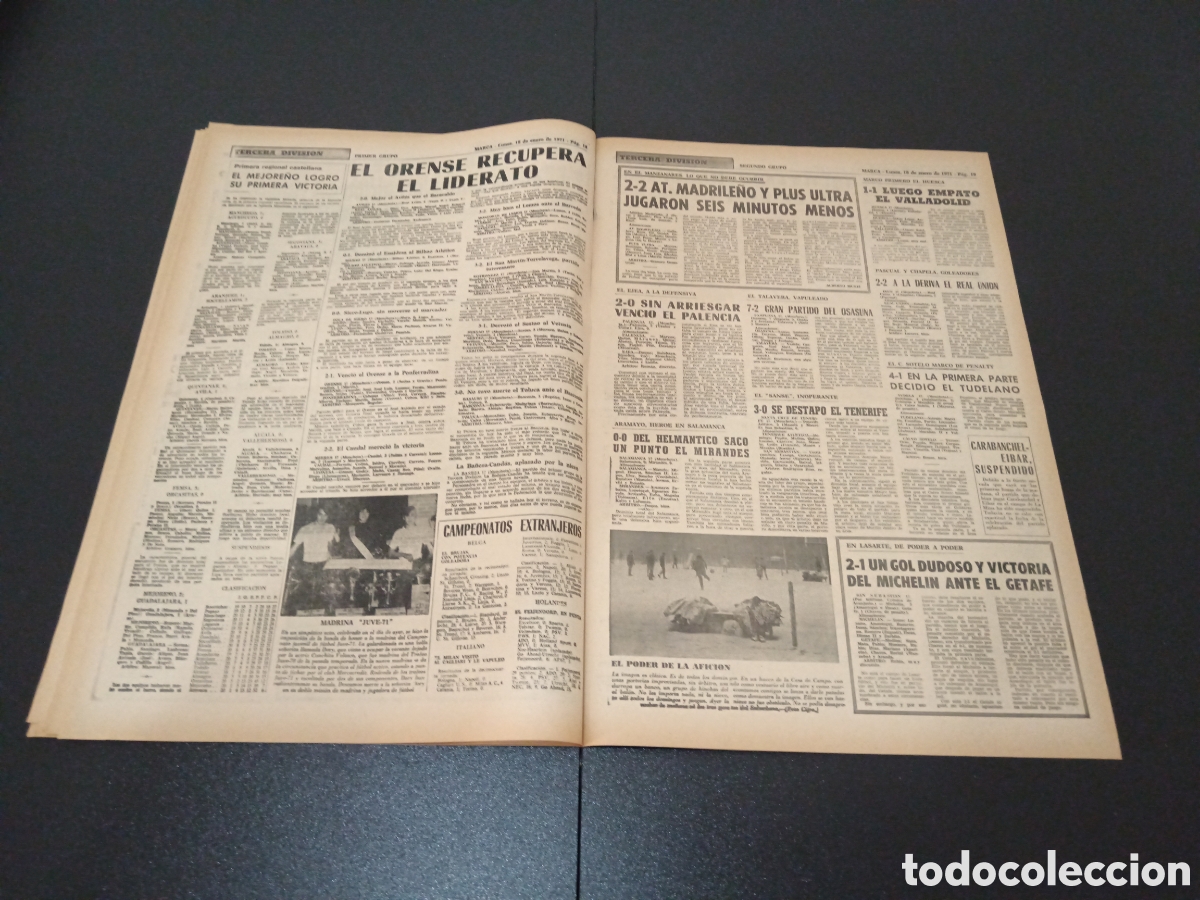 Coleccionismo deportivo: MARCA 18/01/1971 - Foto 10