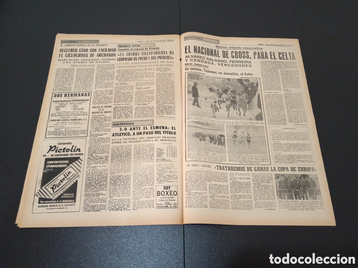 Coleccionismo deportivo: MARCA 18/01/1971 - Foto 13