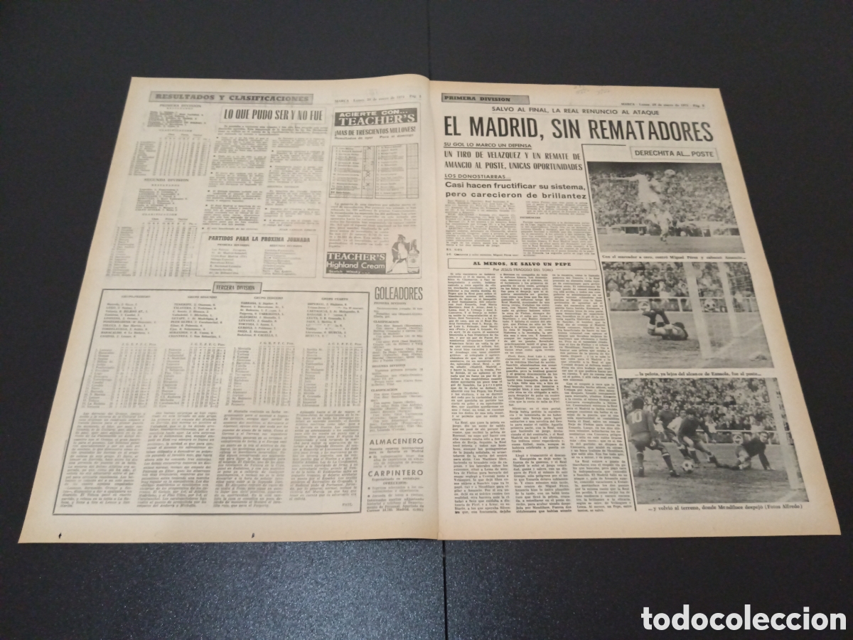 Coleccionismo deportivo: MARCA 25/01/1971 - Foto 2