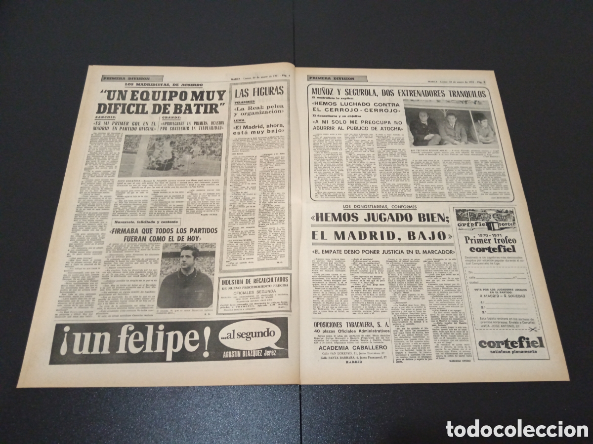 Coleccionismo deportivo: MARCA 25/01/1971 - Foto 3