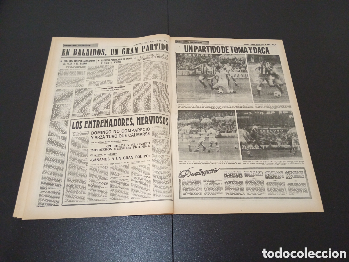 Coleccionismo deportivo: MARCA 25/01/1971 - Foto 5