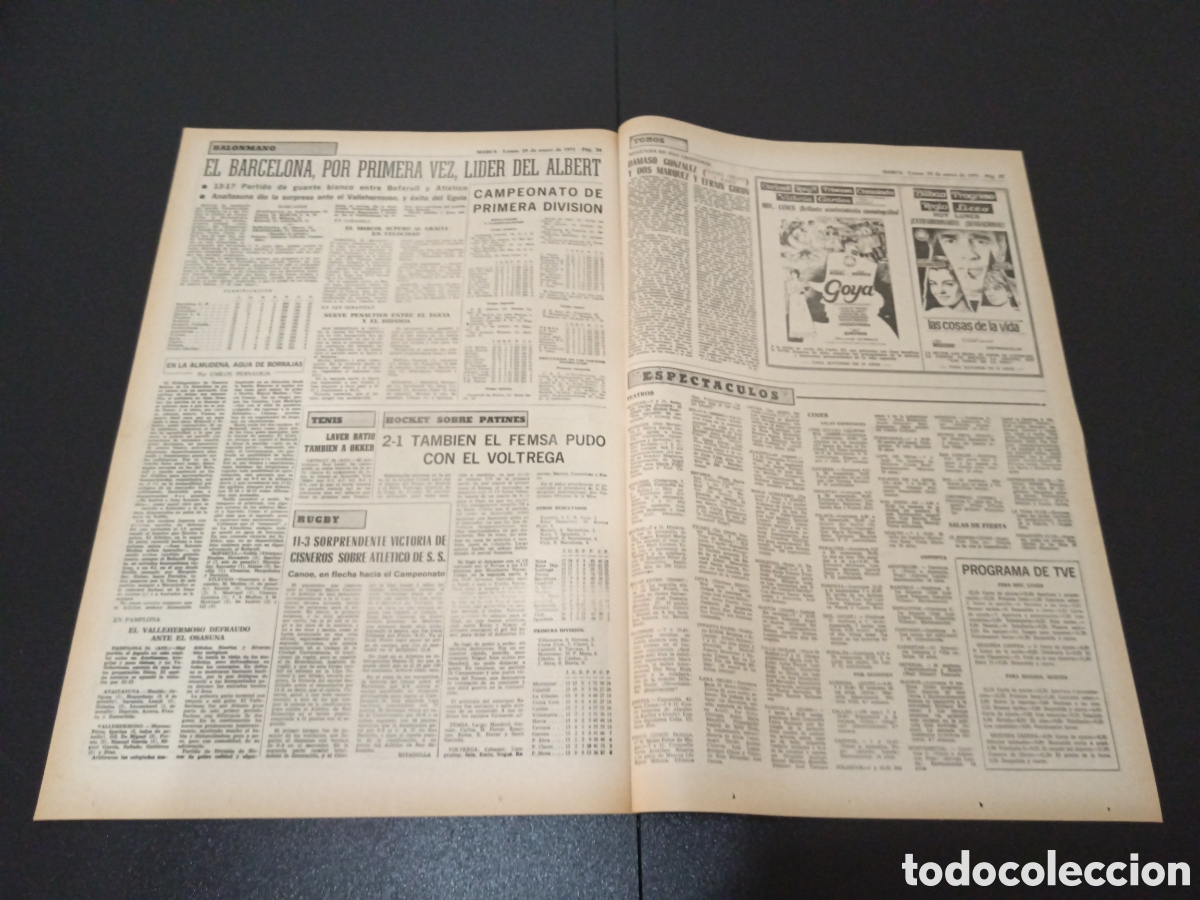 Coleccionismo deportivo: MARCA 25/01/1971 - Foto 13