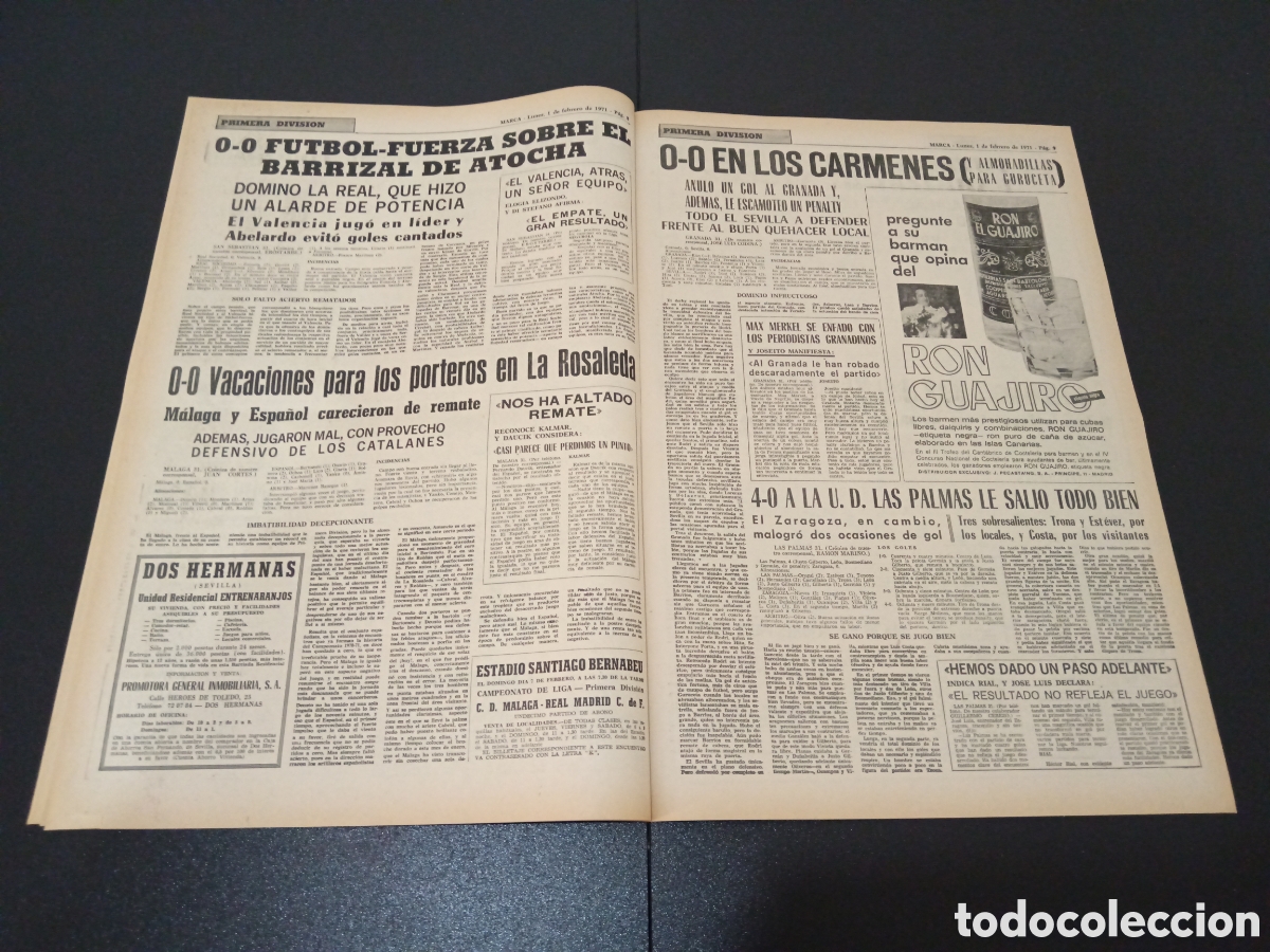 Coleccionismo deportivo: MARCA 01/02/1971 - Foto 5