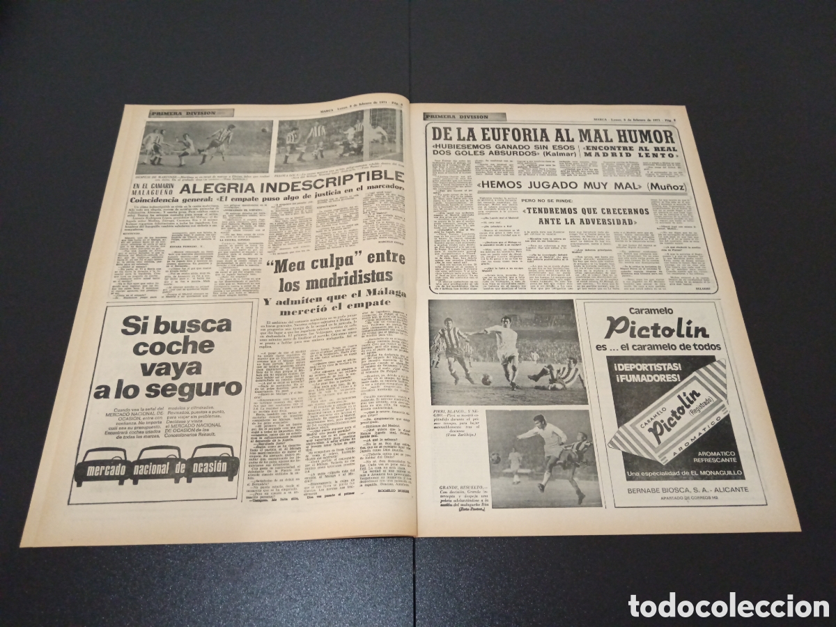 Coleccionismo deportivo: MARCA 08/02/1971 - Foto 3