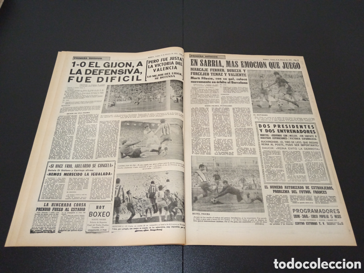 Coleccionismo deportivo: MARCA 08/02/1971 - Foto 5