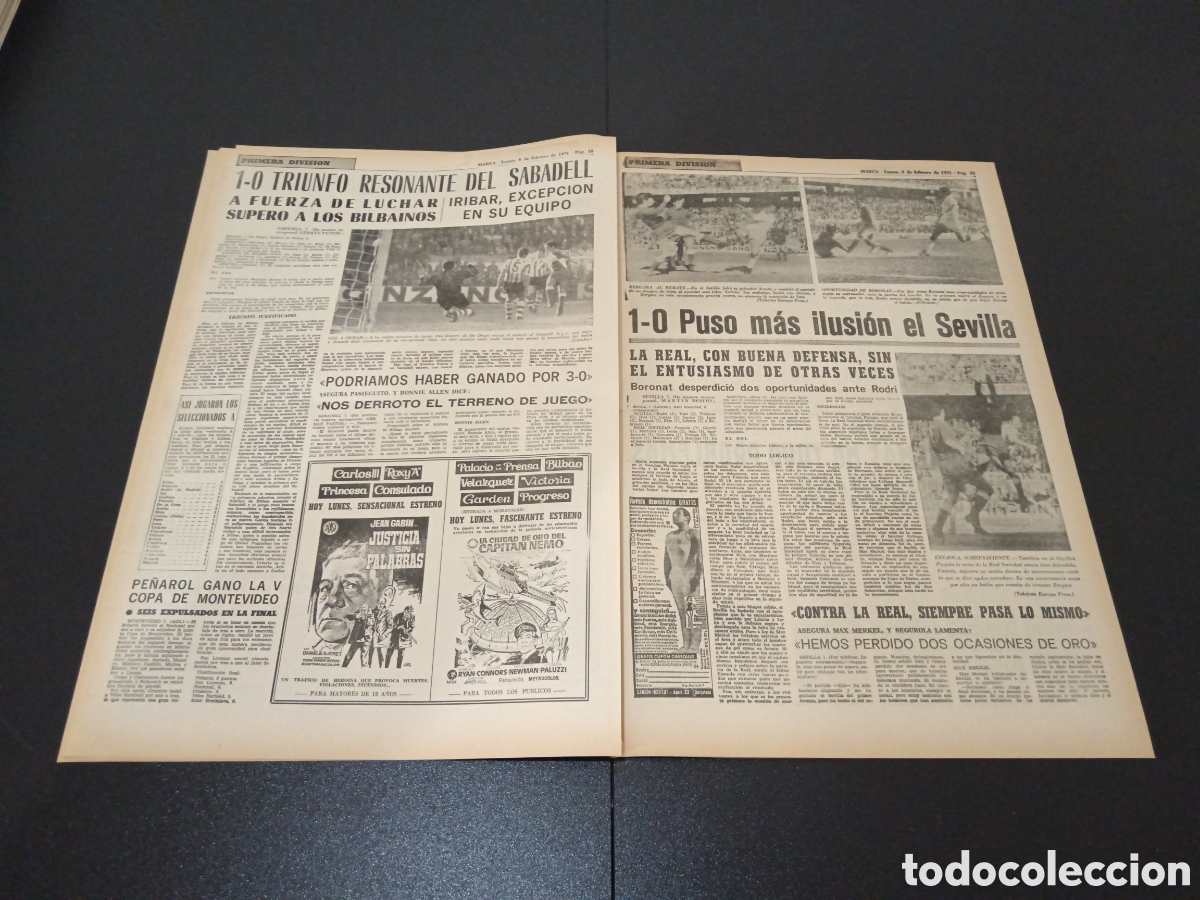 Coleccionismo deportivo: MARCA 08/02/1971 - Foto 6