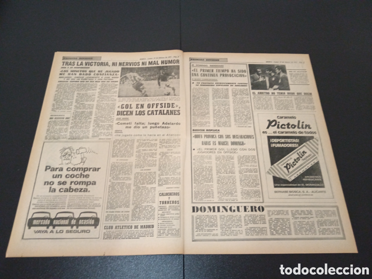Coleccionismo deportivo: MARCA 15/02/1971 - Foto 3