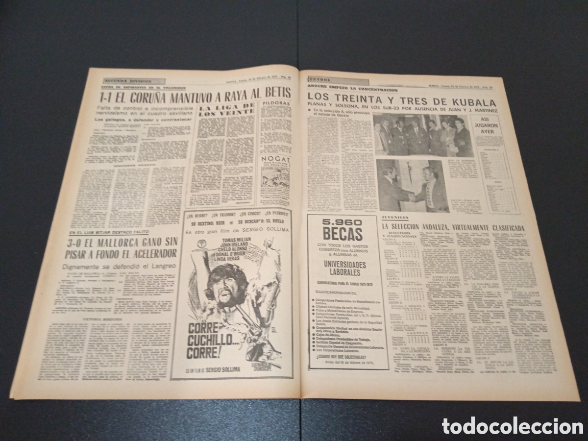 Coleccionismo deportivo: MARCA 15/02/1971 - Foto 9