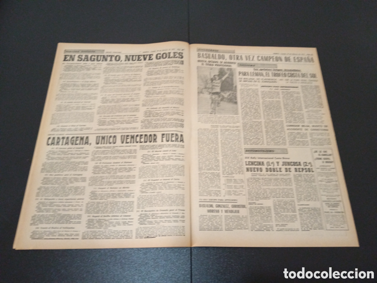 Coleccionismo deportivo: MARCA 15/02/1971 - Foto 11