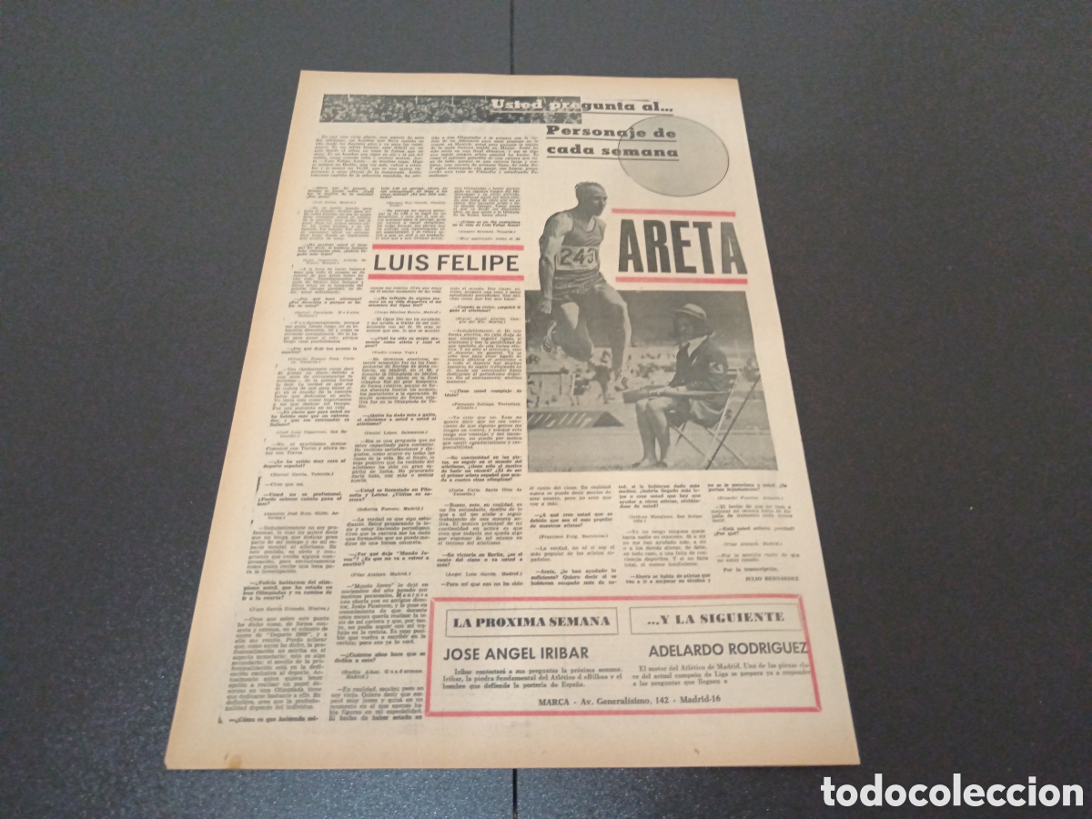 Coleccionismo deportivo: MARCA 21/02/1971 - Foto 5