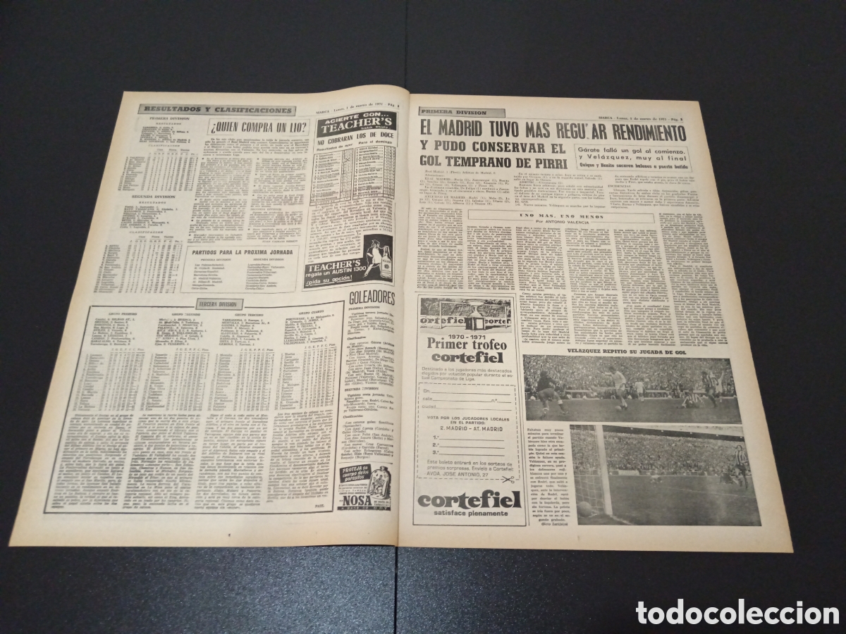 Coleccionismo deportivo: MARCA 01/03/1971 - Foto 2
