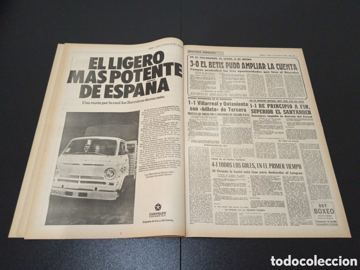 Coleccionismo deportivo: MARCA 01/03/1971 - Foto 8