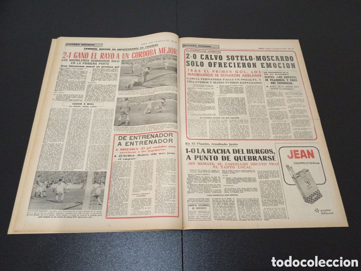 Coleccionismo deportivo: MARCA 01/03/1971 - Foto 9