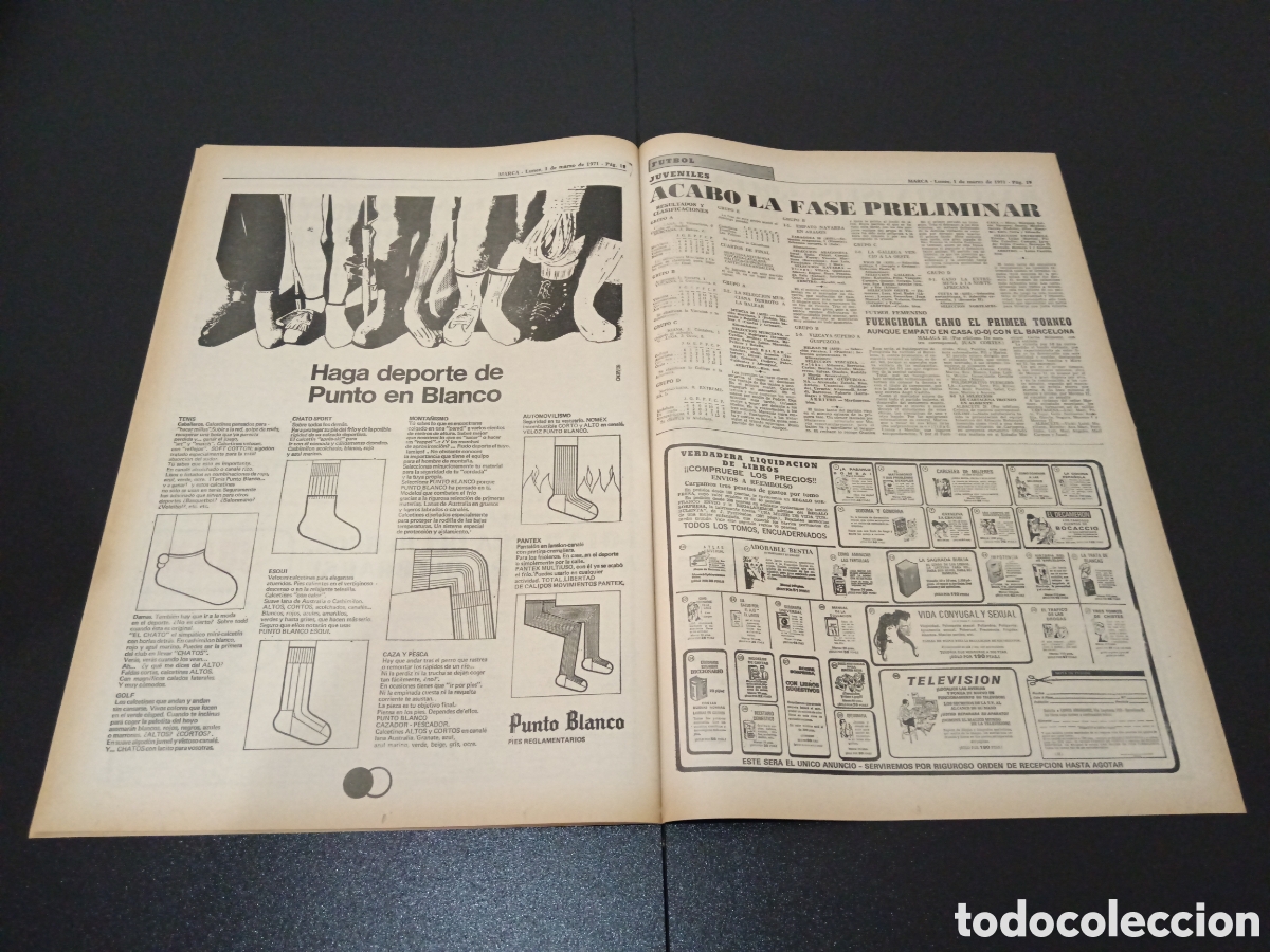 Coleccionismo deportivo: MARCA 01/03/1971 - Foto 10