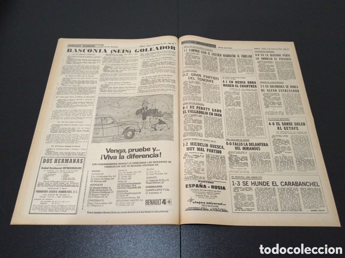 Coleccionismo deportivo: MARCA 01/03/1971 - Foto 11