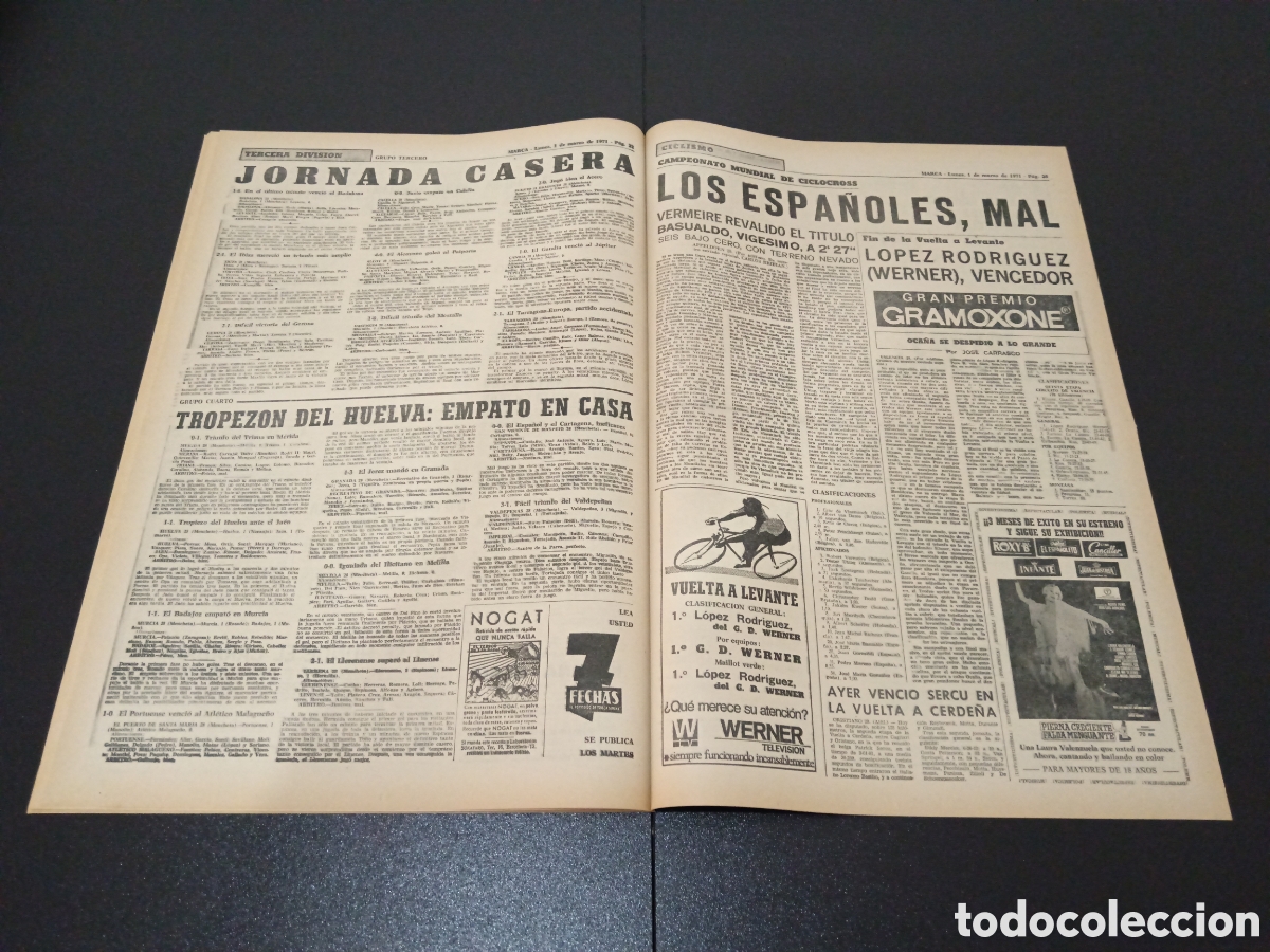 Coleccionismo deportivo: MARCA 01/03/1971 - Foto 12