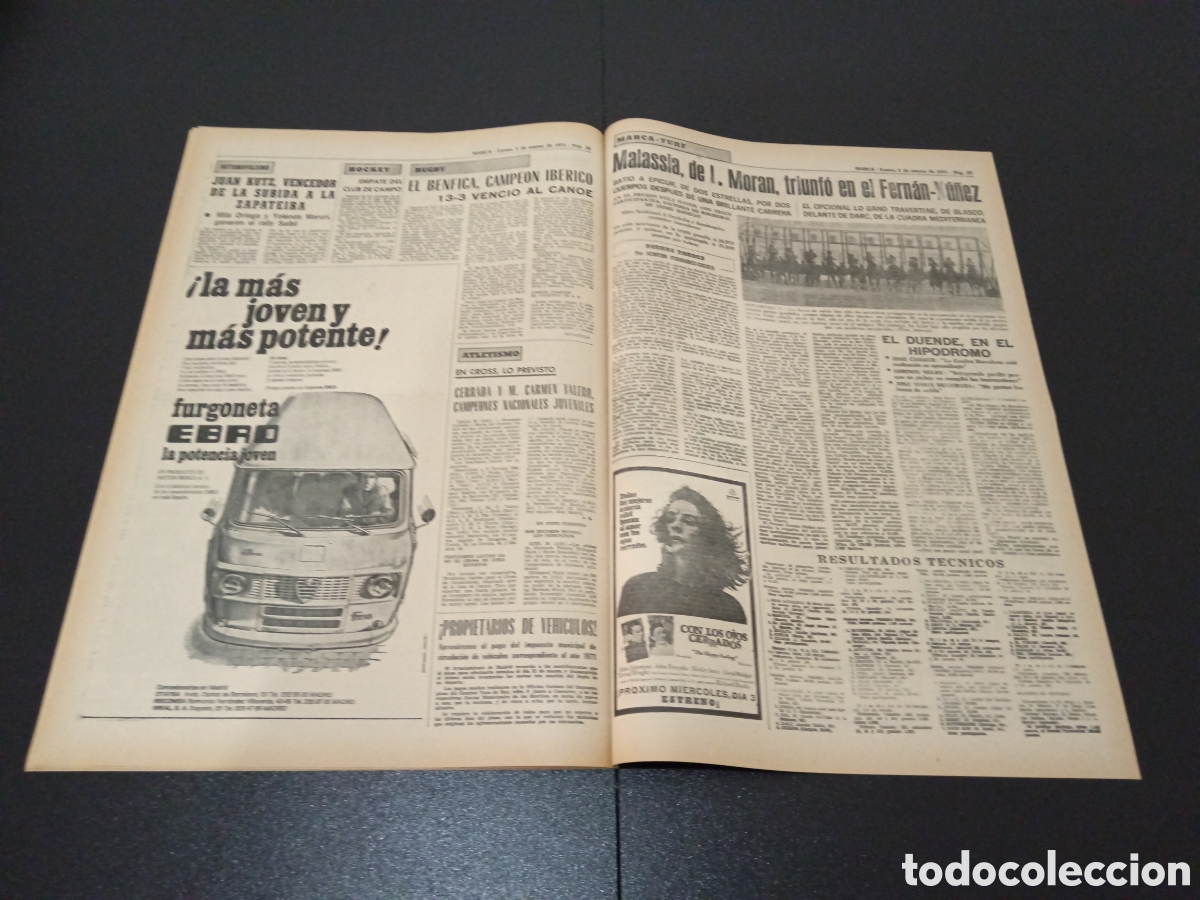 Coleccionismo deportivo: MARCA 01/03/1971 - Foto 13