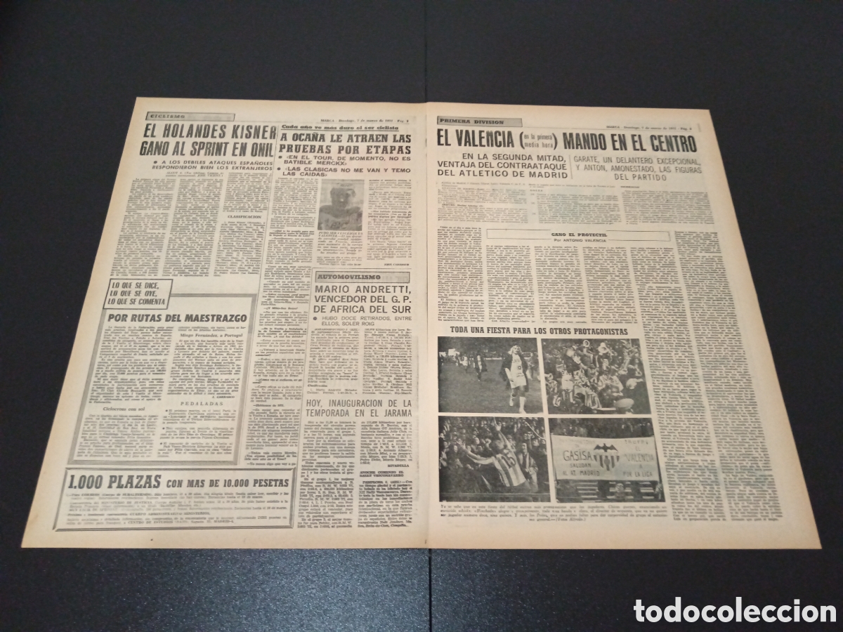 Coleccionismo deportivo: MARCA 07/03/1971 - Foto 2