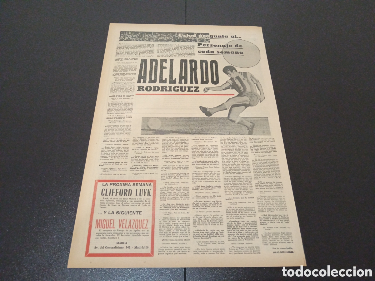 Coleccionismo deportivo: MARCA 07/03/1971 - Foto 7