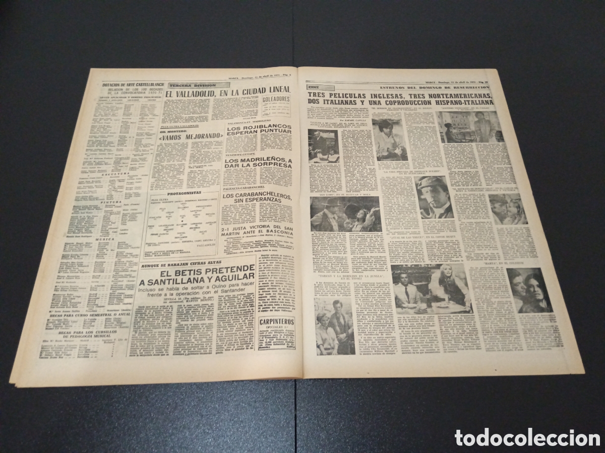Coleccionismo deportivo: MARCA 11/04/1971 - Foto 5