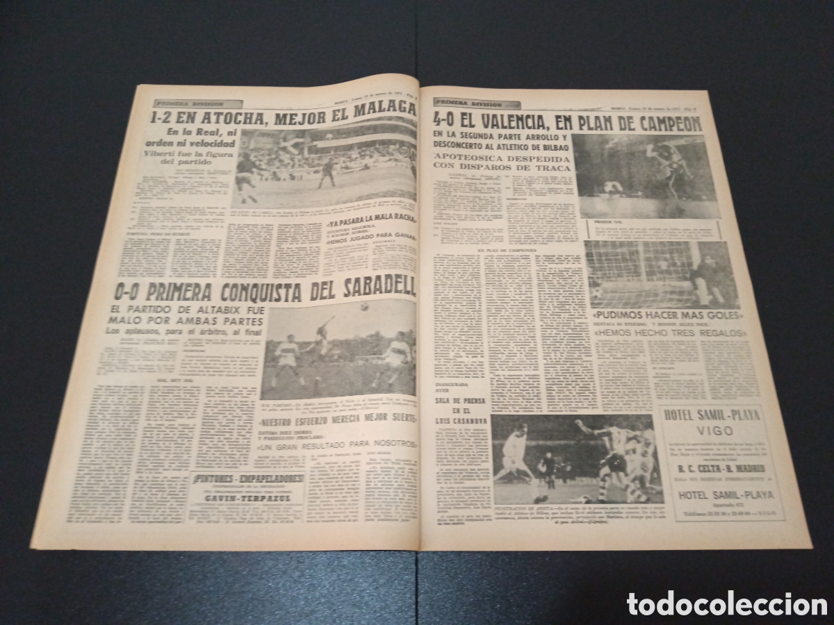 Coleccionismo deportivo: MARCA 15/03/1971 - Foto 5