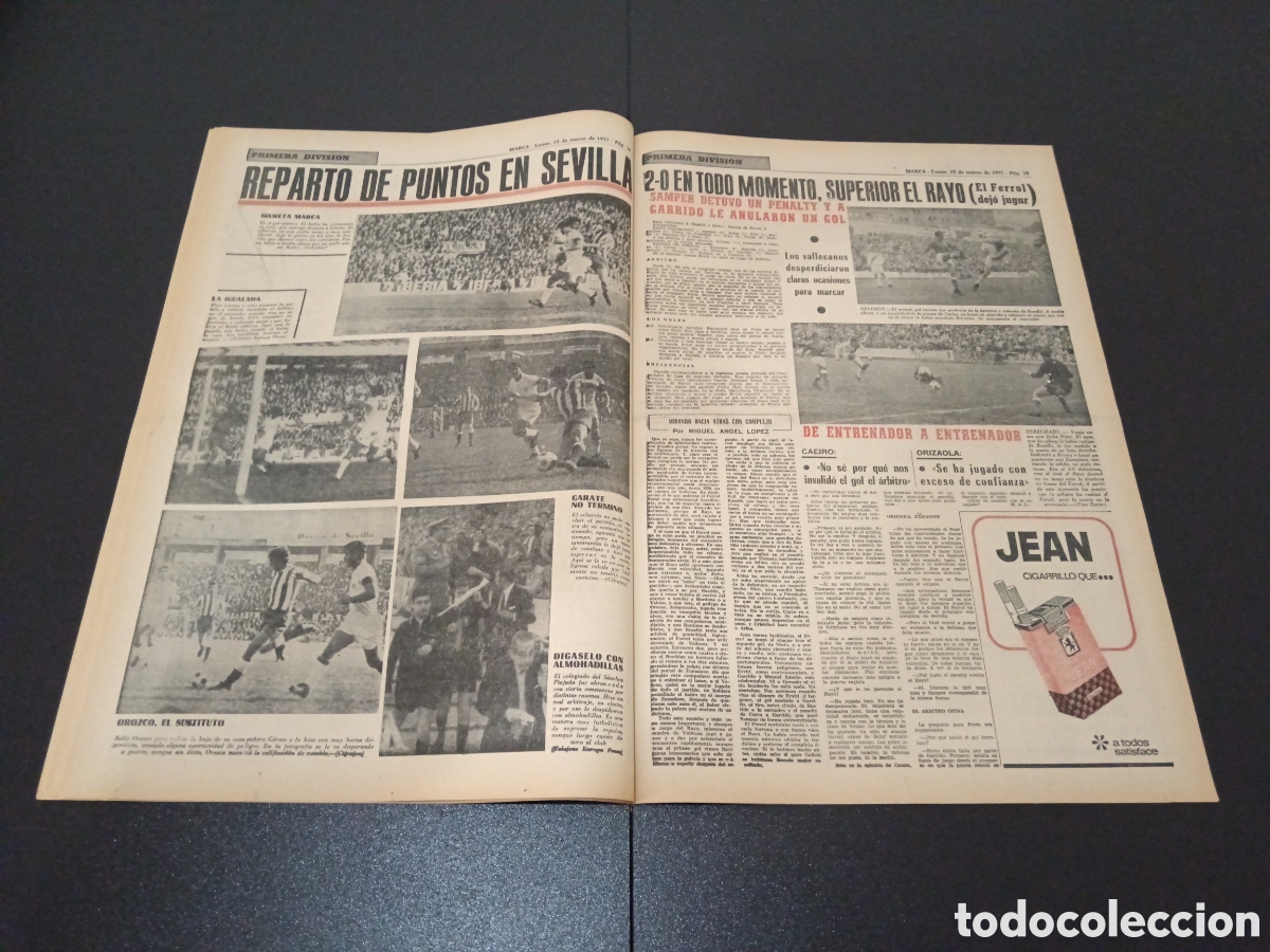 Coleccionismo deportivo: MARCA 15/03/1971 - Foto 8