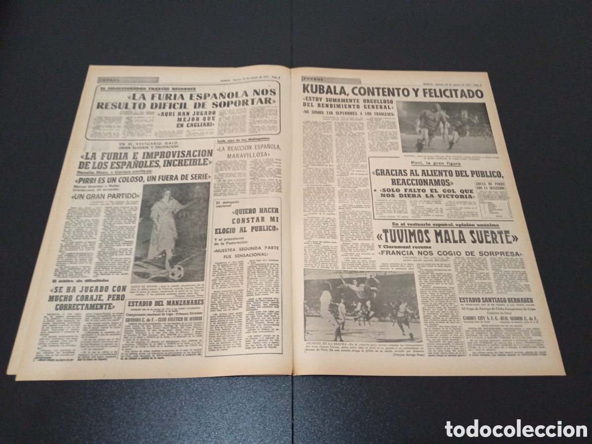 Coleccionismo deportivo: MARCA 18/03/1971 - Foto 3
