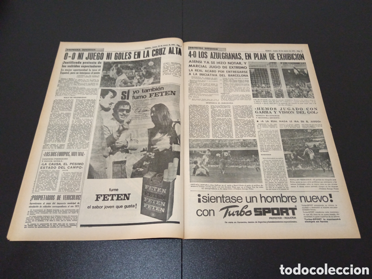 Coleccionismo deportivo: MARCA 22/03/1971 - Foto 4