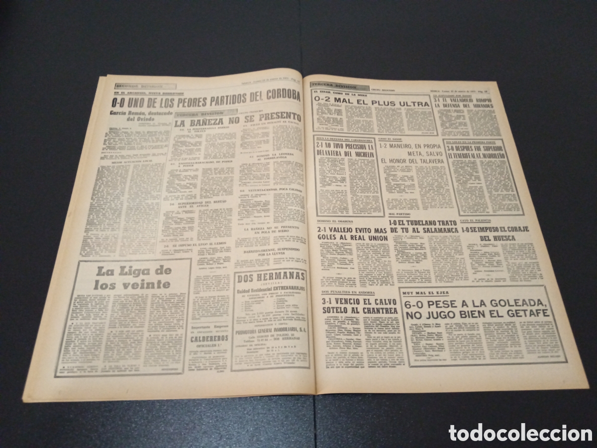 Coleccionismo deportivo: MARCA 22/03/1971 - Foto 8