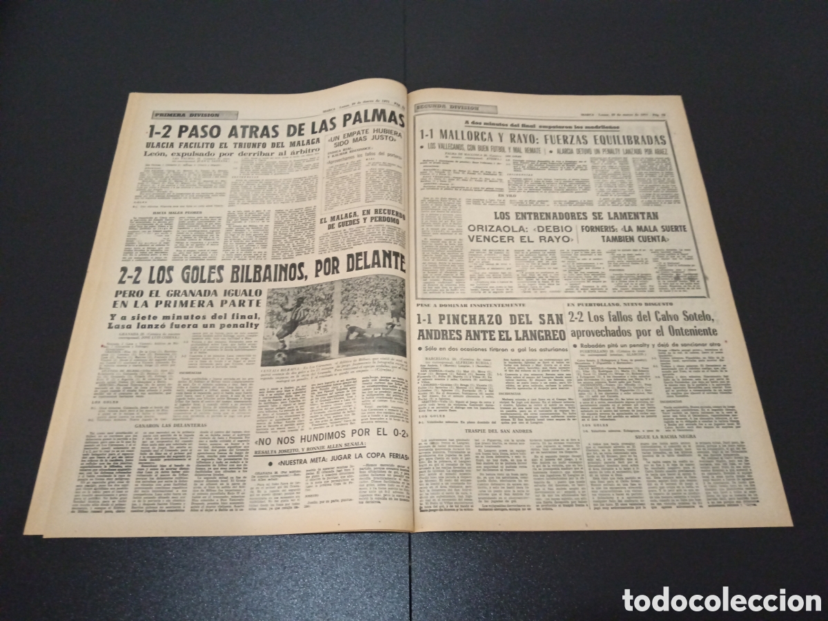 Coleccionismo deportivo: MARCA 29/03/1971 - Foto 7