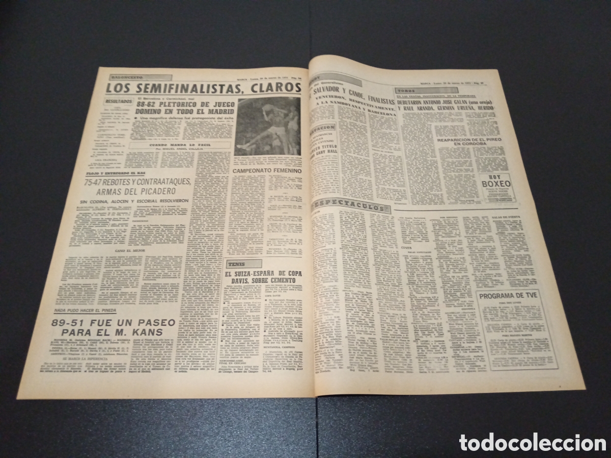 Coleccionismo deportivo: MARCA 29/03/1971 - Foto 13