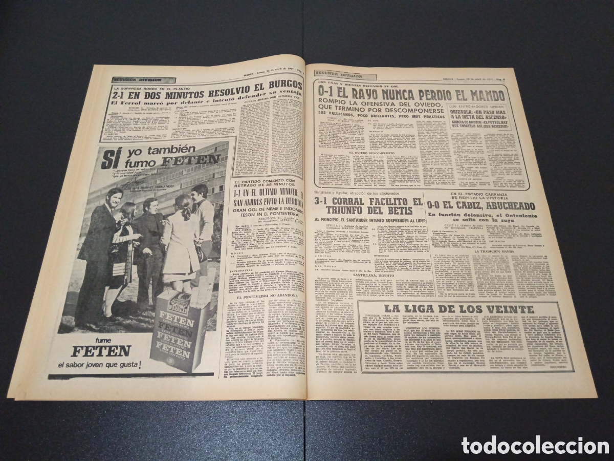 Coleccionismo deportivo: MARCA 12/04/1971 - Foto 5