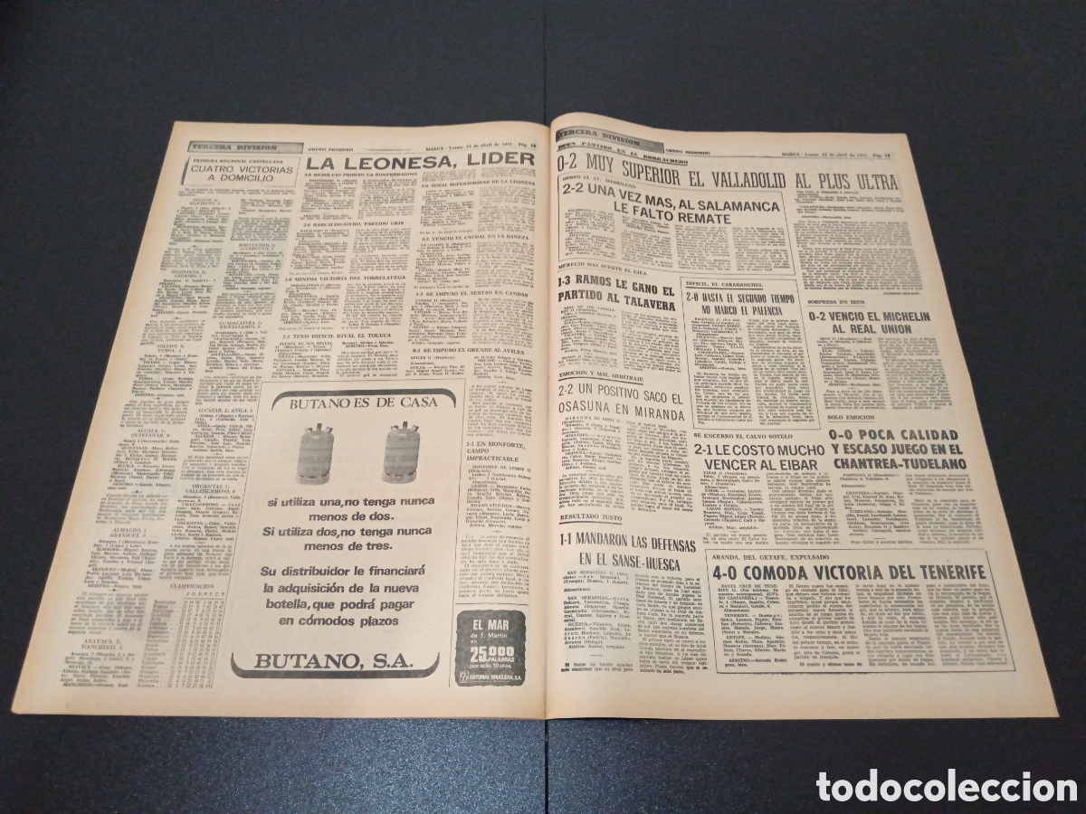 Coleccionismo deportivo: MARCA 12/04/1971 - Foto 8