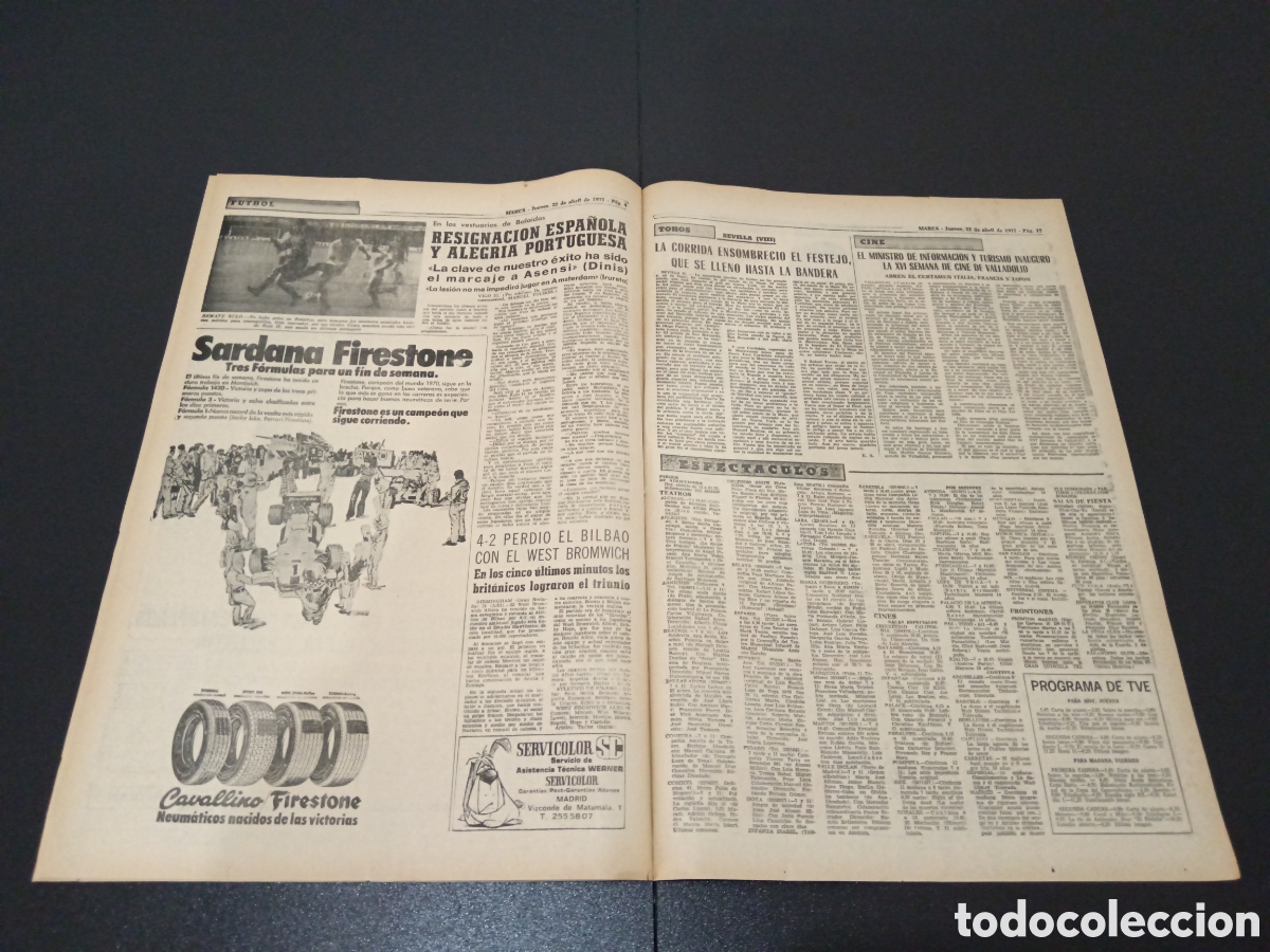 Coleccionismo deportivo: MARCA 23/04/1971 - Foto 3