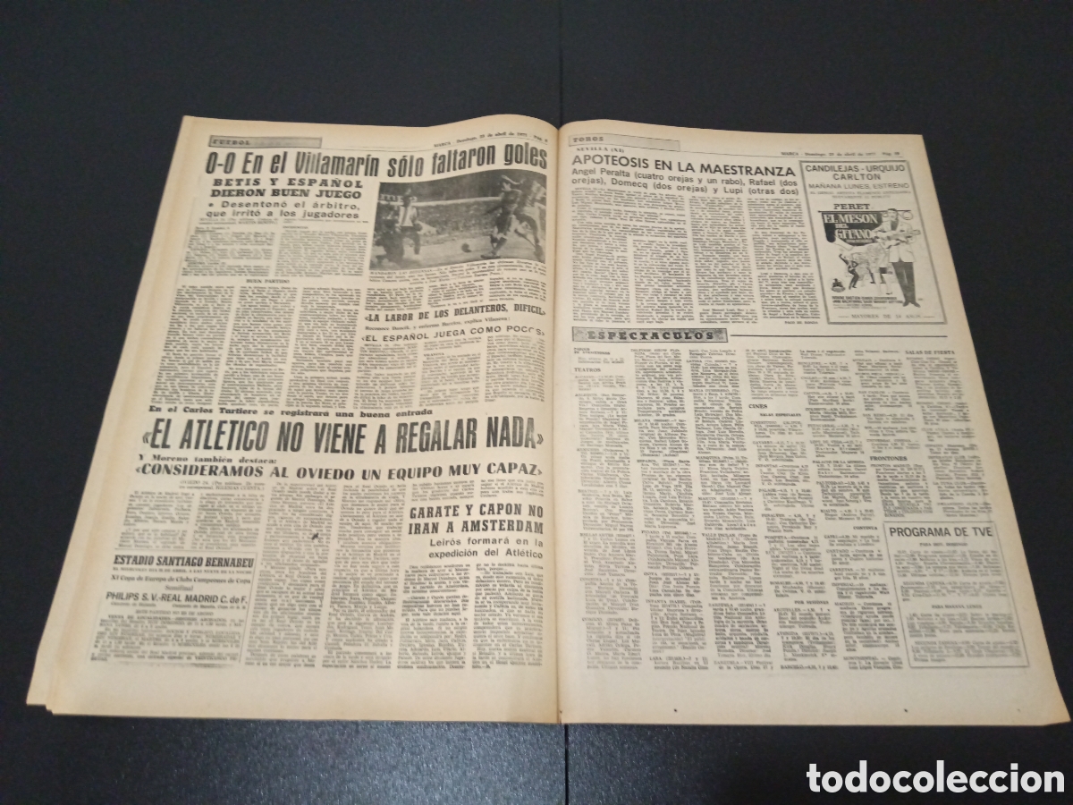 Coleccionismo deportivo: MARCA 25/04/1971 - Foto 5