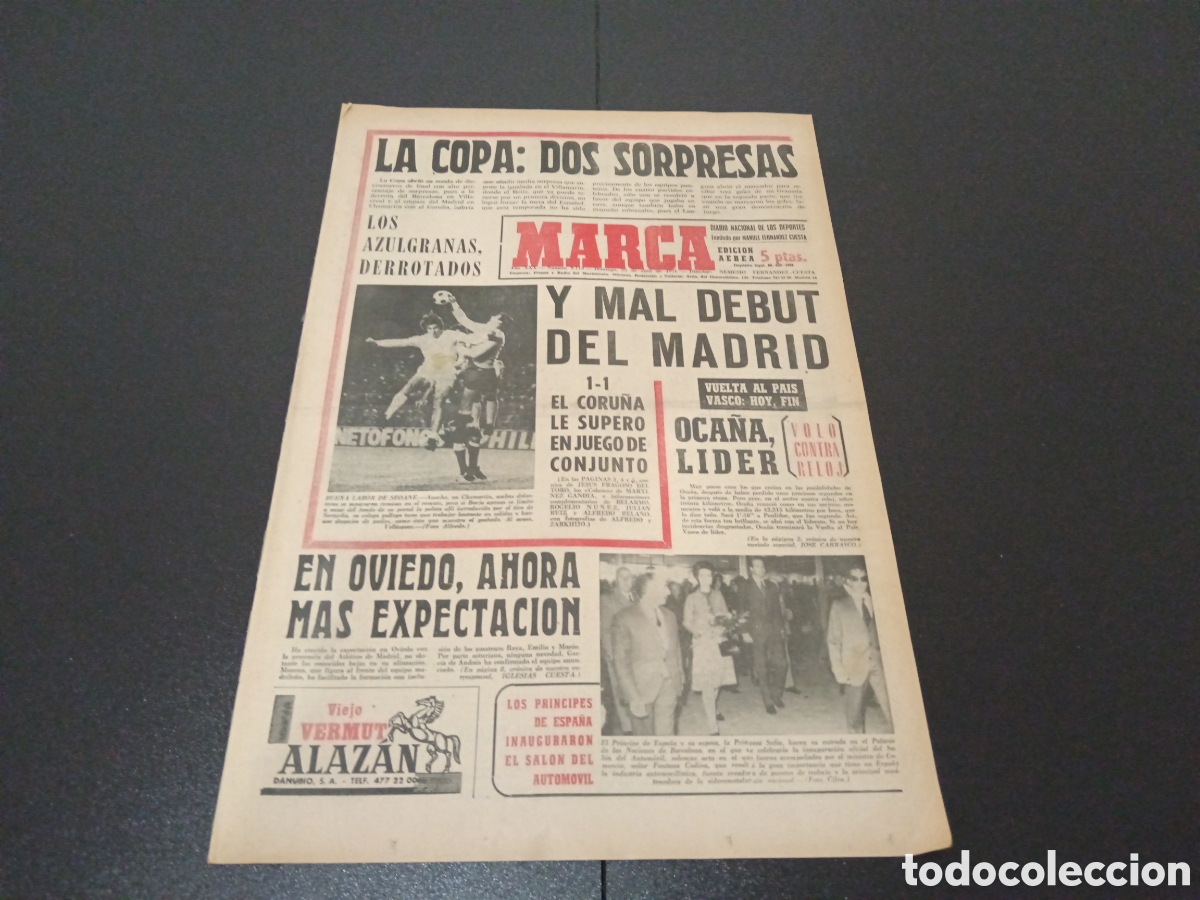 Coleccionismo deportivo: MARCA 25/04/1971 - Foto 1