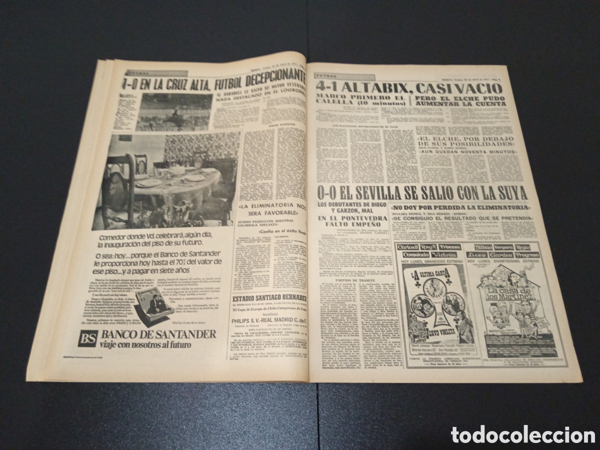 Coleccionismo deportivo: MARCA 26/04/1971 - Foto 5