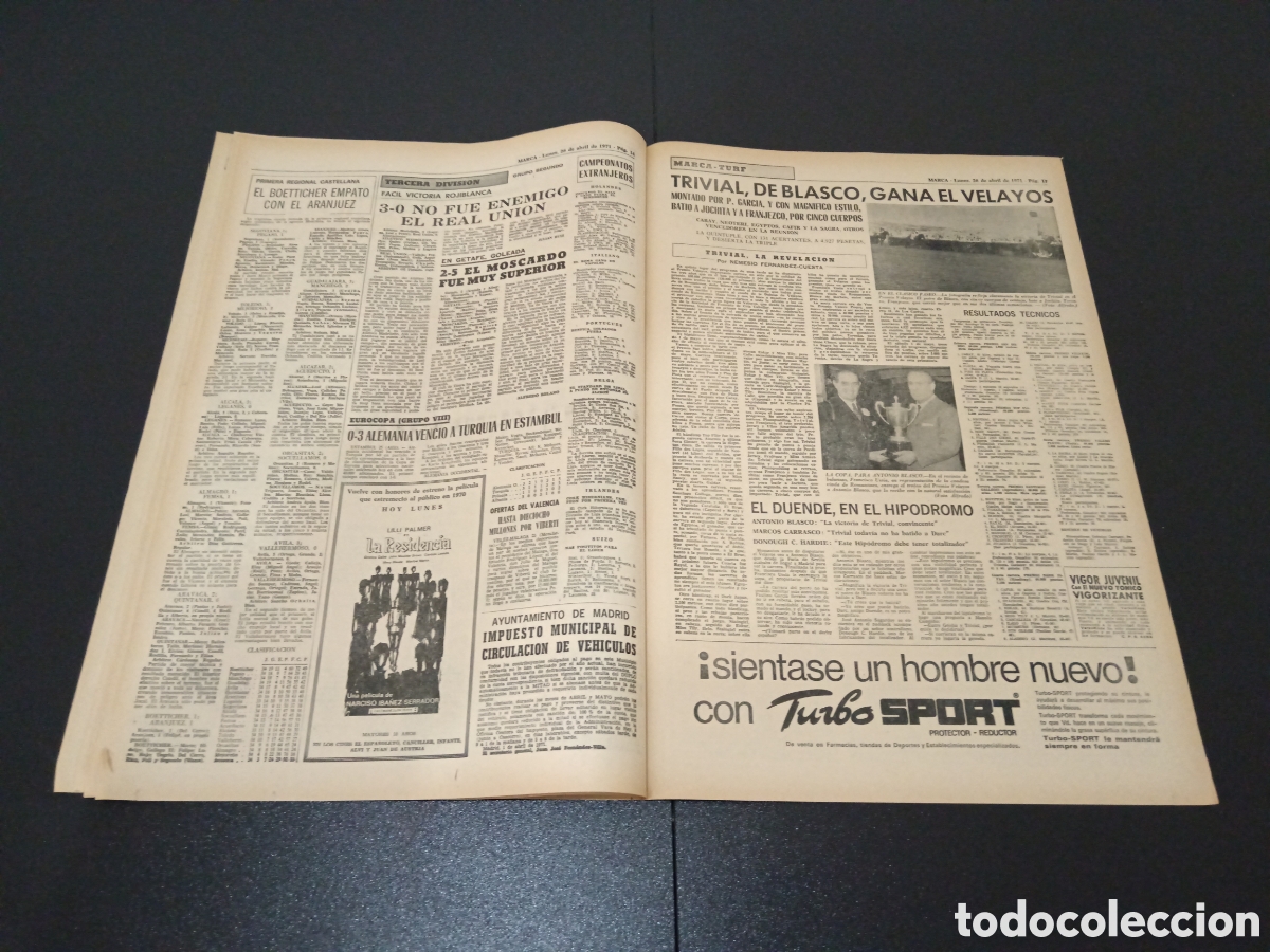 Coleccionismo deportivo: MARCA 26/04/1971 - Foto 8