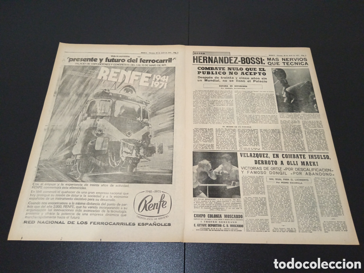 Coleccionismo deportivo: MARCA 30/04/1971 - Foto 2