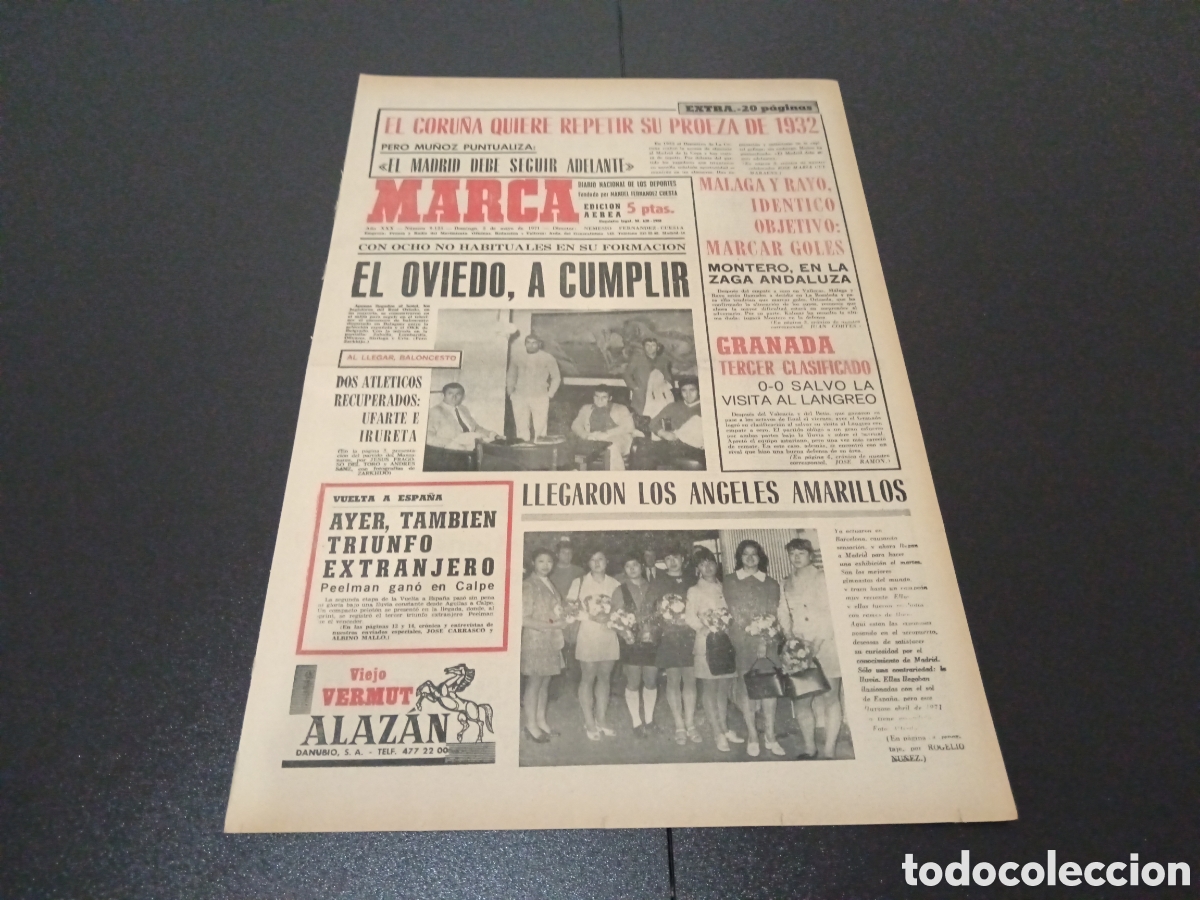 Coleccionismo deportivo: MARCA 02/05/1971 - Foto 1