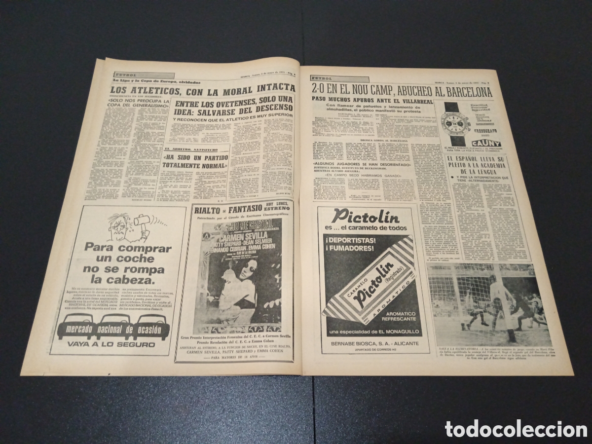 Coleccionismo deportivo: MARCA 03/05/1971 - Foto 3
