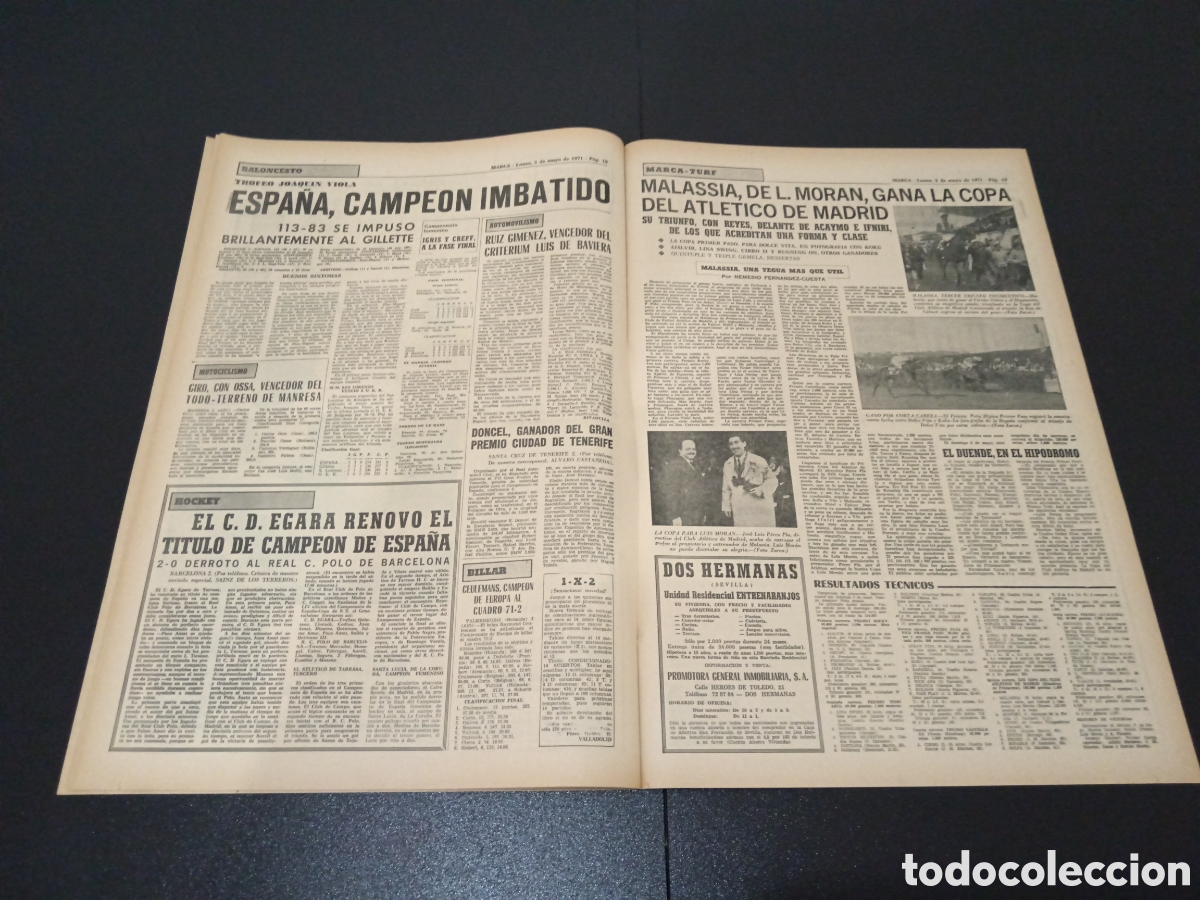 Coleccionismo deportivo: MARCA 03/05/1971 - Foto 10