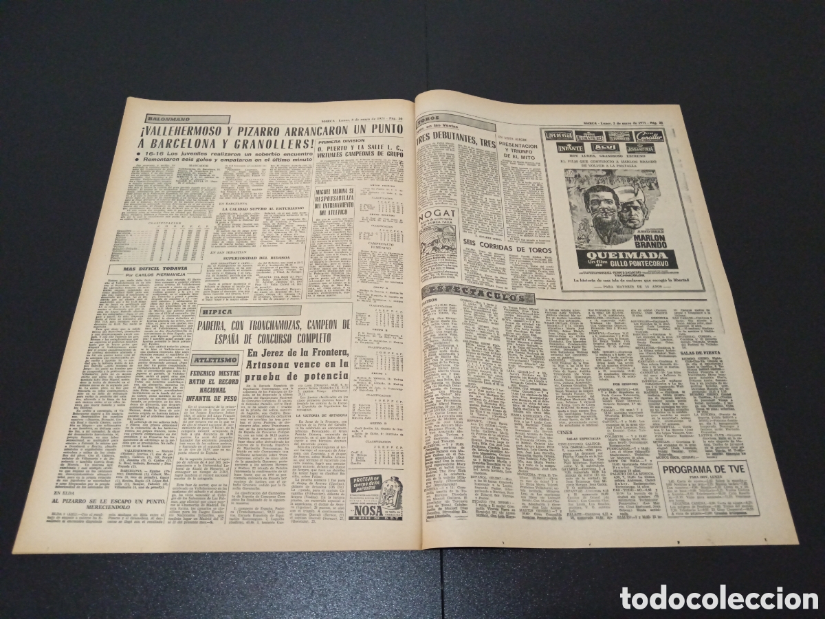 Coleccionismo deportivo: MARCA 03/05/1971 - Foto 11