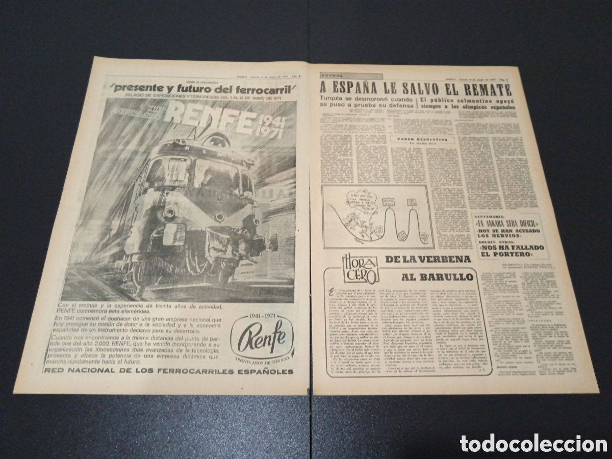 Coleccionismo deportivo: MARCA 06/05/1971 - Foto 2