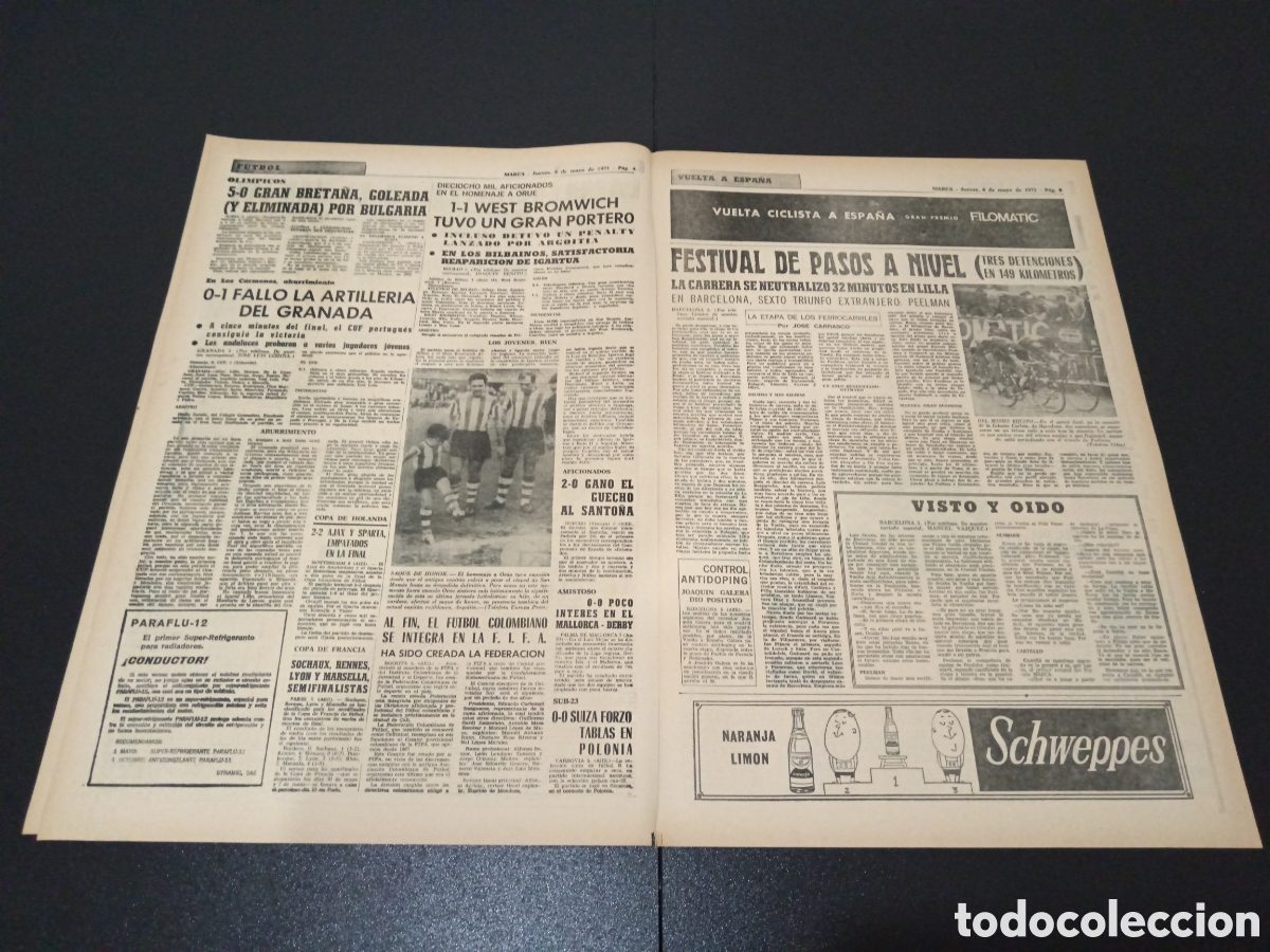 Coleccionismo deportivo: MARCA 06/05/1971 - Foto 3