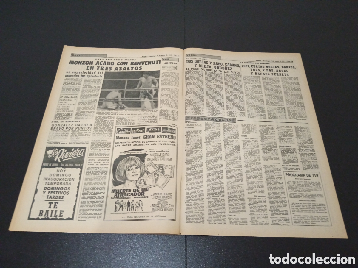 Coleccionismo deportivo: MARCA 09/05/1971 - Foto 7