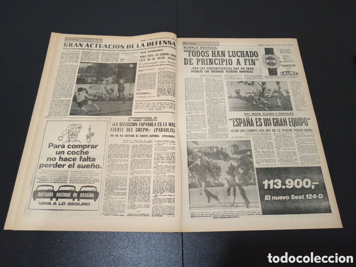 Coleccionismo deportivo: MARCA 10/05/1971 - Foto 3